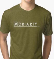 Moriarty Ph.D (White) Tri-blend T-Shirt