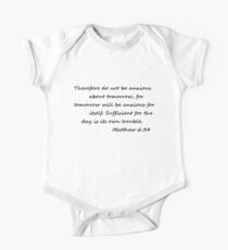 Matthew 6:34 One Piece - Short Sleeve