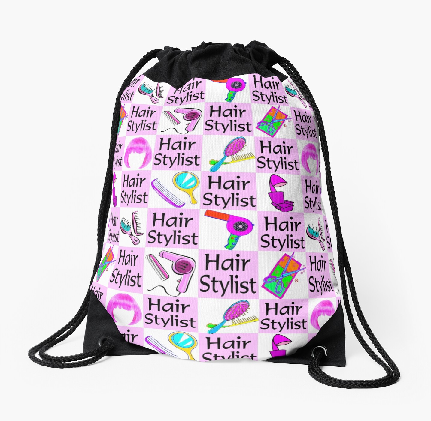 Awesome Hair Stylist Drawstring Bag By Jlporiginals Redbubble