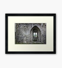 Wistful Window Framed Print