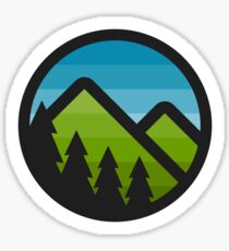 Mountain Badge Sticker