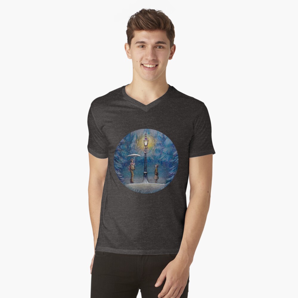 Narnia Magic Lantern V-Neck T-Shirt