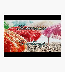 Hawaiian Greetings Photographic Print