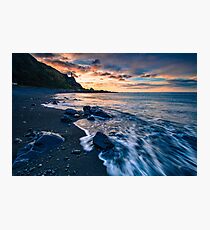 Kirikiri Bay Dawn Rush Photographic Print