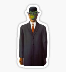 René Magritte - The Son of Man Sticker