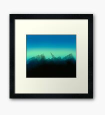 Glaciers Framed Print