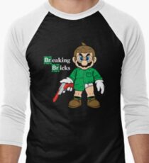 Breaking Bricks Men's Baseball ¾ T-Shirt