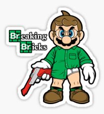 Breaking Bricks Sticker