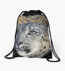 Snow Leopard. Drawstring Bag