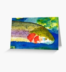 It's All Down Stream From Here Greeting Card
