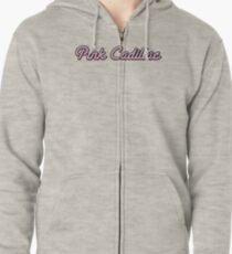 Pink Cadillac Zipped Hoodie