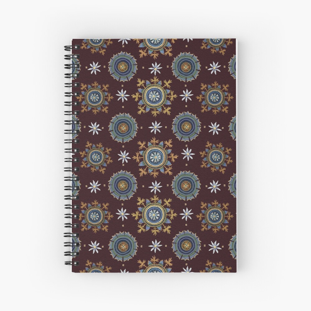 Byzantine red Empire Spiral Notebook