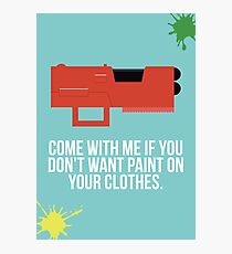 Community Paintball Print Photographic Print