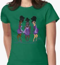 CRYSTAL, RONETTE & CHIFFON. Women's Fitted T-Shirt