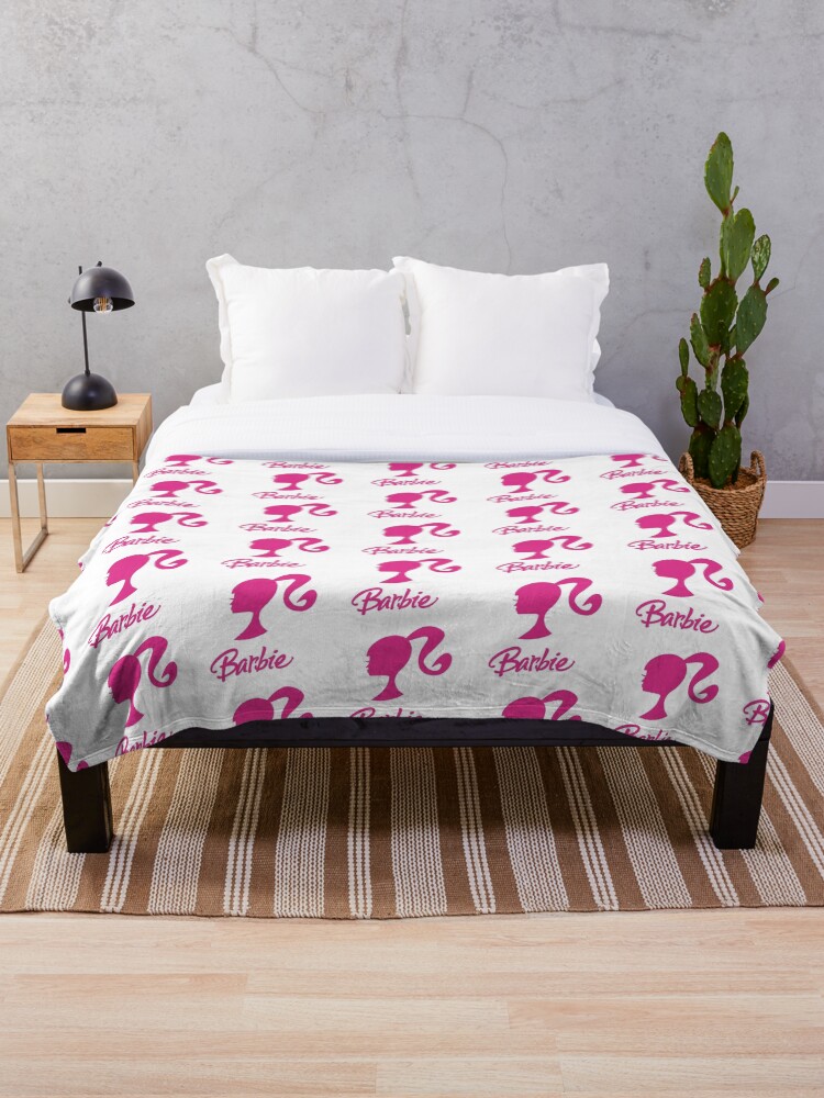 barbie plush blanket