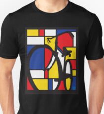 Mondrian Bicycle Unisex T-Shirt