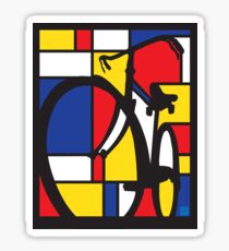 Mondrian Bicycle Sticker