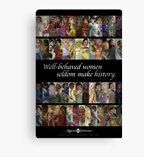 Rejected Princesses 1 Year Anniversary Poster Canvas Print