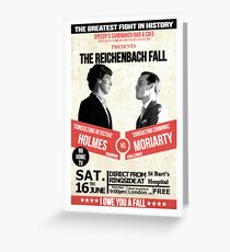 HOLMES vs MORIARTY Greeting Card