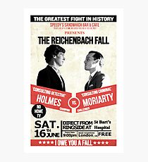 HOLMES vs MORIARTY Photographic Print