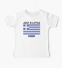 Just A Little Greek Baby Tee