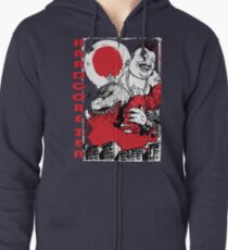 Setz dich hin und halt die Klappe Hoodie mit Reißverschluss