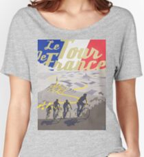 Le Tour de France retro poster Women's Relaxed Fit T-Shirt