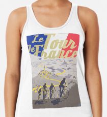 Camiseta con espalda nadadora Cartel retro de Le Tour de France