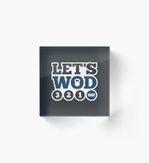 Let's WOD Acrylic Block