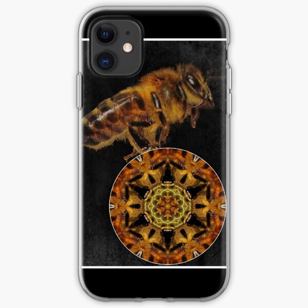 bee mandala iPhone Soft Case