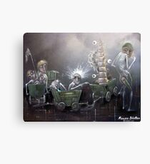 In Search Of Decent Moral Spine Canvas Print