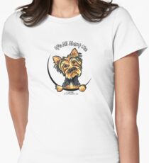 Yorkie Its All About Me Women's Fitted T-Shirt