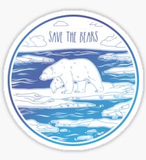 Save the Bears! Sticker