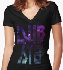 DUBSTEP TEE Women's Fitted V-Neck T-Shirt