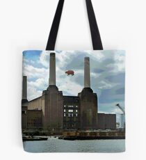 Battersea Power Station( pihk floyd pig) no.4 Tote Bag