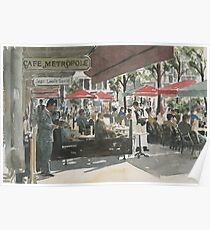 Café Metropole, Brussels Poster