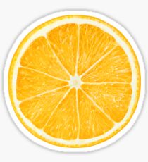 Slice of orange fruit Sticker