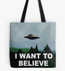 i want to believe Tote Bag