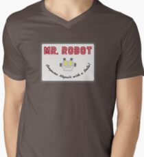 Mr Robot Men's V-Neck T-Shirt