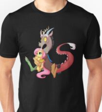 Discord and Fluttershy Cuddles Unisex T-Shirt