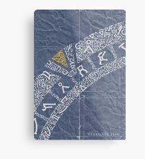 Earth (Navy) Metal Print