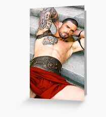 Stuart Reardon - Spartacus Greeting Card