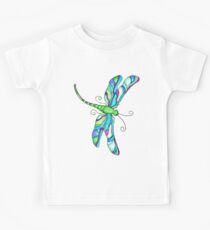 Camiseta para niños Stained Glass Dragonfly
