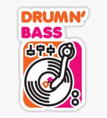 Drum N' Bass Sticker