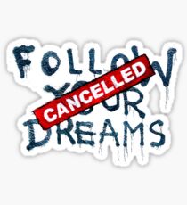 Banksy - Follow your dreams (part) Sticker