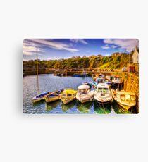 Crail Harbour (HDR Tilt Shift) Canvas Print
