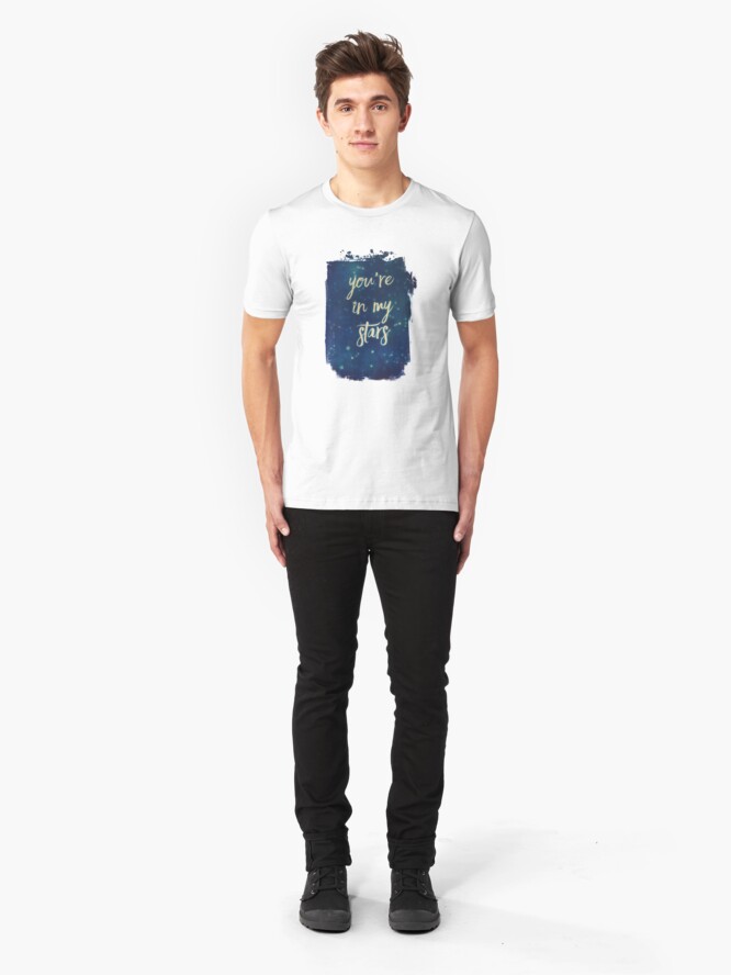 Alternate view of you're in my stars Slim Fit T-Shirt