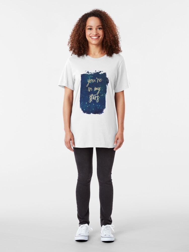 Alternate view of you're in my stars Slim Fit T-Shirt