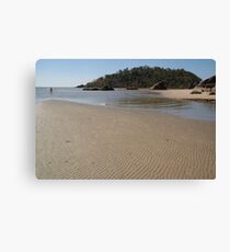 Walking Towards Monkey Island Palolem Canvas Print