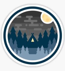 Woods Badge - Night Sticker